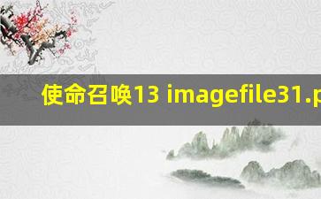 使命召唤13 imagefile31.pak